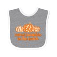 thumbnail image 1 of Inktastic Cutest Pumpkin in the Patch Boys or Girls Baby Bib, 1 of 4