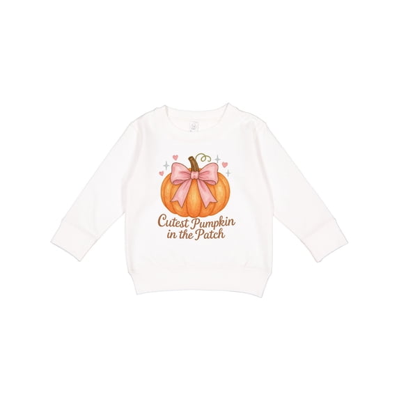 Inktastic Cutest Pumpkin in the Patch Halloween Toddler Sweatshirt