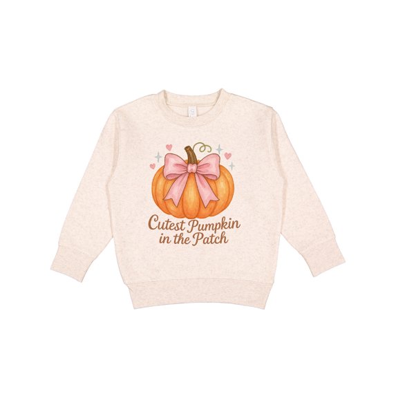 Inktastic Cutest Pumpkin in the Patch Halloween Toddler Sweatshirt