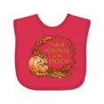 thumbnail image 1 of Inktastic Cutest Pumpkin in the Patch with Autumn Leaves Boys or Girls Baby Bib, 1 of 4