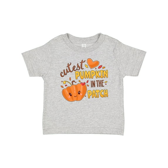 Inktastic Cutest Pumpkin in the Patch with Orange Heart Boys or Girls Baby T-Shirt
