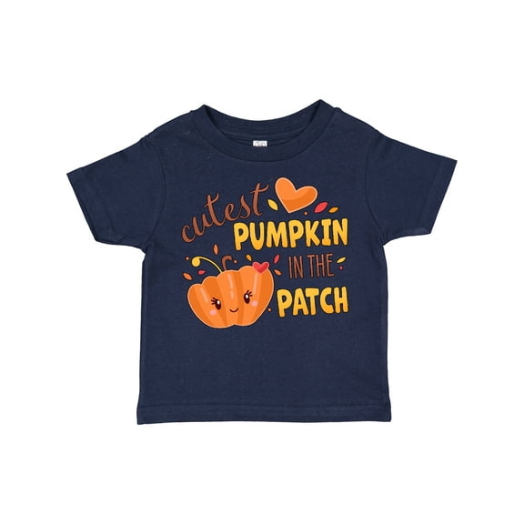Inktastic Cutest Pumpkin in the Patch with Orange Heart Boys or Girls Toddler T-Shirt