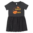 thumbnail image 1 of Inktastic Cutest Pumpkin in the Patch with Orange Heart Girls Toddler Dress, 1 of 5