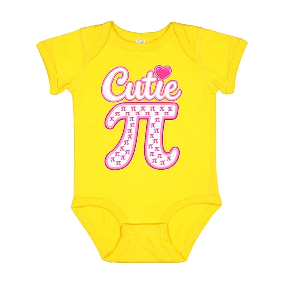 Inktastic Cutie Pi Math Boys or Girls Baby Bodysuit