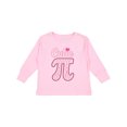 thumbnail image 1 of Inktastic Cutie Pi Math Boys or Girls Long Sleeve Toddler T-Shirt, 1 of 5