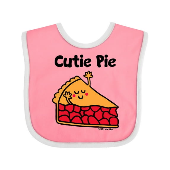 Inktastic Cutie Pie Boys or Girls Baby Bib