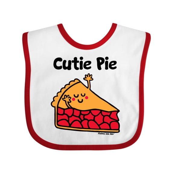 Inktastic Cutie Pie Boys or Girls Baby Bib
