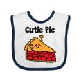 thumbnail image 1 of Inktastic Cutie Pie Boys or Girls Baby Bib, 1 of 4