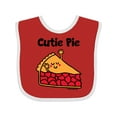 thumbnail image 1 of Inktastic Cutie Pie Boys or Girls Baby Bib, 1 of 4