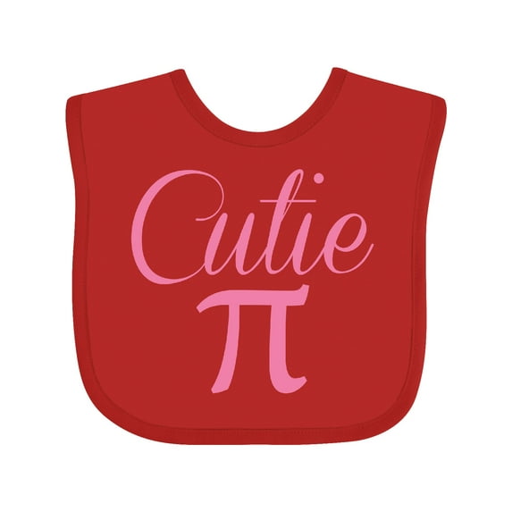 Inktastic Cutie Pie Pink Boys or Girls Baby Bib