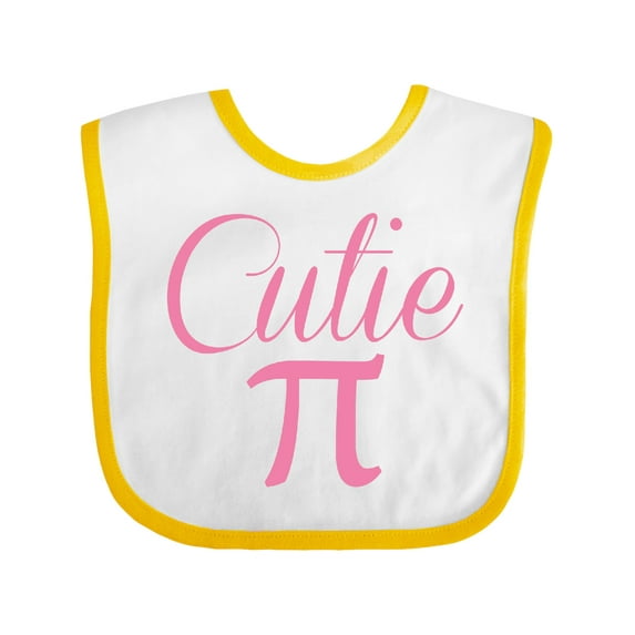 Inktastic Cutie Pie Pink Boys or Girls Baby Bib