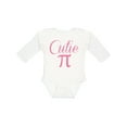thumbnail image 1 of Inktastic Cutie Pie Pink Boys or Girls Long Sleeve Baby Bodysuit, 1 of 5