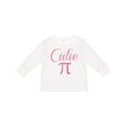 thumbnail image 1 of Inktastic Cutie Pie Pink Boys or Girls Long Sleeve Toddler T-Shirt, 1 of 5
