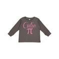 thumbnail image 1 of Inktastic Cutie Pie Pink Boys or Girls Long Sleeve Toddler T-Shirt, 1 of 5