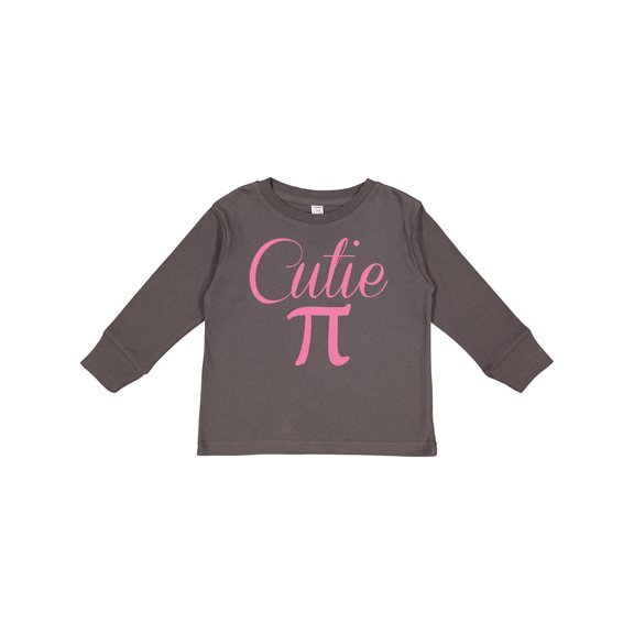 Inktastic Cutie Pie Pink Boys or Girls Long Sleeve Toddler T-Shirt