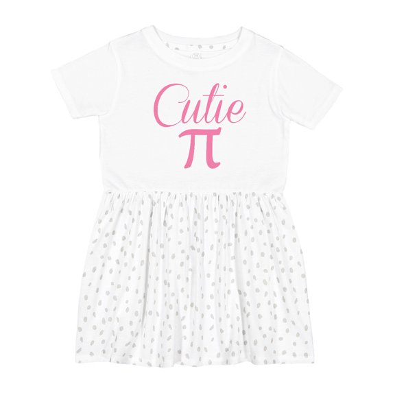 Inktastic Cutie Pie Pink Girls Toddler Dress