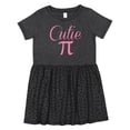 thumbnail image 1 of Inktastic Cutie Pie Pink Girls Toddler Dress, 1 of 5