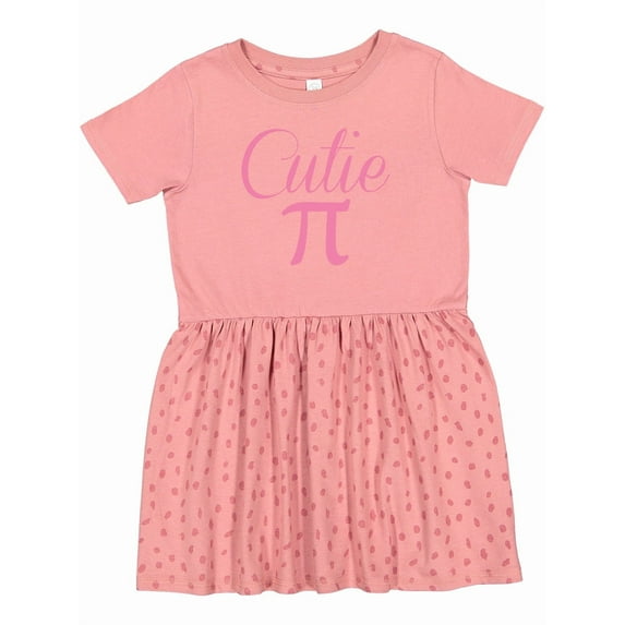Inktastic Cutie Pie Pink Girls Toddler Dress