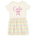 thumbnail image 1 of Inktastic Cutie Pie Pink Girls Toddler Dress, 1 of 5