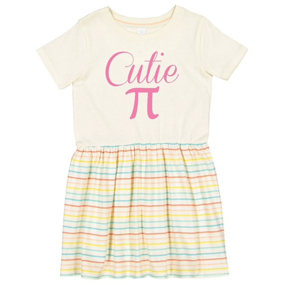Inktastic Cutie Pie Pink Girls Toddler Dress