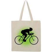 Inktastic Cycling Bicycle Racing Biking Tote Bag