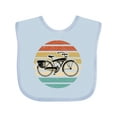 thumbnail image 1 of Inktastic Cycling Vintage Bicycle for Cyclist Boys or Girls Baby Bib, 1 of 4