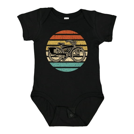 Inktastic Cycling Vintage Bicycle for Cyclist Boys or Girls Baby Bodysuit