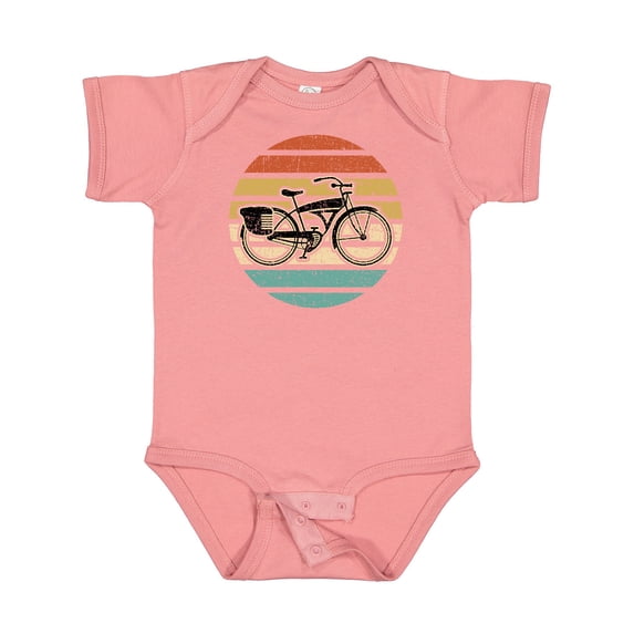 Inktastic Cycling Vintage Bicycle for Cyclist Boys or Girls Baby Bodysuit