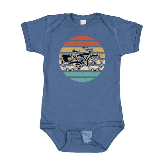 Inktastic Cycling Vintage Bicycle for Cyclist Boys or Girls Baby Bodysuit