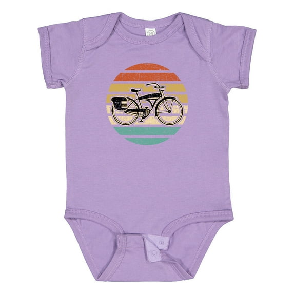 Inktastic Cycling Vintage Bicycle for Cyclist Boys or Girls Baby Bodysuit