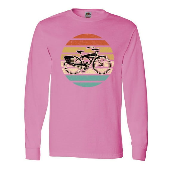 Inktastic Cycling Vintage Bicycle for Cyclist Long Sleeve T-Shirt