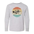 thumbnail image 1 of Inktastic Cycling Vintage Bicycle for Cyclist Long Sleeve Youth T-Shirt, 1 of 5