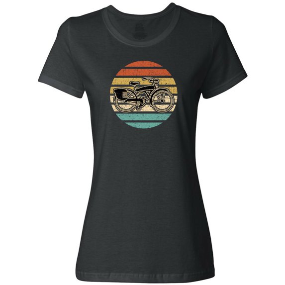 Inktastic Cycling Vintage Bicycle for Cyclist Women's T-Shirt