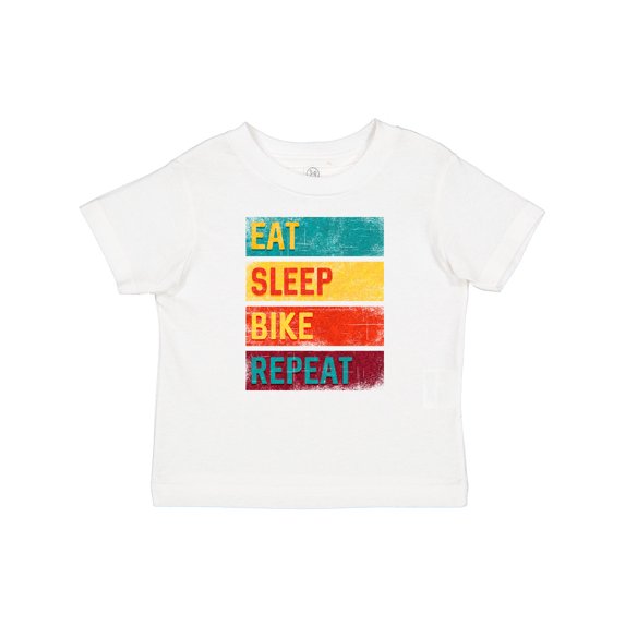 Inktastic Cyclist Biking Eat Sleep Bike Repeat Boys or Girls Baby T-Shirt
