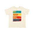 thumbnail image 1 of Inktastic Cyclist Biking Eat Sleep Bike Repeat Boys or Girls Toddler T-Shirt, 1 of 5