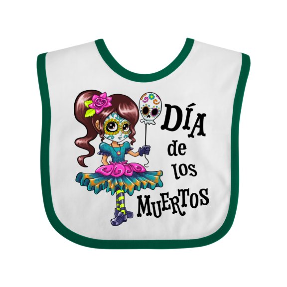 Inktastic Día De Los Muertos Girl Boys or Girls Baby Bib
