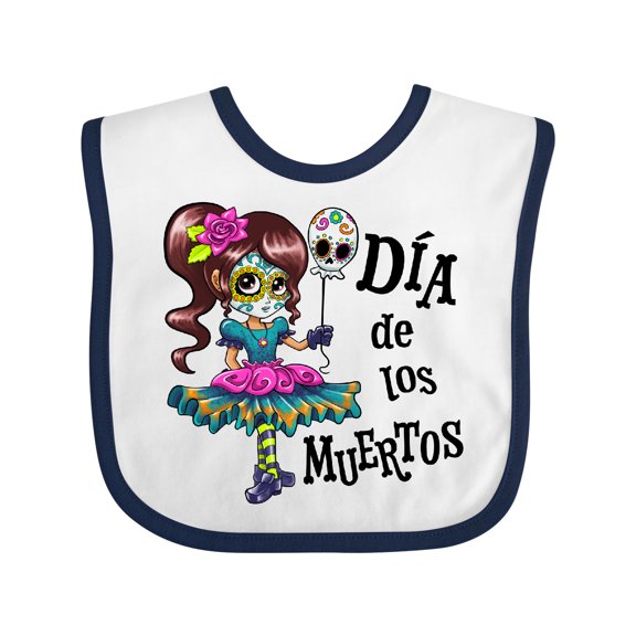 Inktastic Día De Los Muertos Girl Boys or Girls Baby Bib