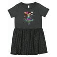 thumbnail image 1 of Inktastic DÃ­a De Los Muertos Girl with Skull Balloon Girls Toddler Dress, 1 of 5