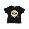 thumbnail image 1 of Inktastic Día De Los Muertos Skull with Flower Boys or Girls Baby T-Shirt, 1 of 5