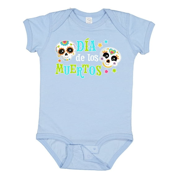 Inktastic DÃa De Los Muertos Sugar Skulls Boys or Girls Baby Bodysuit