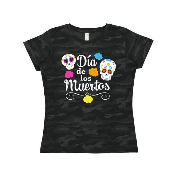 Inktastic DÃ­a De Los Muertos Sugar Skulls Women's T-Shirt