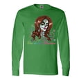 thumbnail image 1 of Inktastic Día De Los Muertos Woman in Sugar Skull Makeup Long Sleeve T-Shirt, 1 of 5