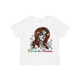 thumbnail image 1 of Inktastic DÃ­a De Los Muertos in Sugar Skull Makeup Boys or Girls Toddler T-Shirt, 1 of 5