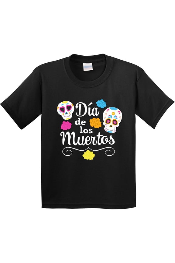 DÃÂa De Los Muertos Sugar Skulls Youth T-Shirt