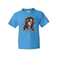 thumbnail image 1 of Inktastic Día de los Muertos Woman in Sugar Skull Makeup Youth T-Shirt, 1 of 5