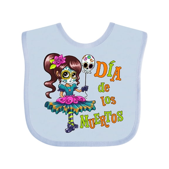 Inktastic DÃa de los Muertos girl Boys or Girls Baby Bib