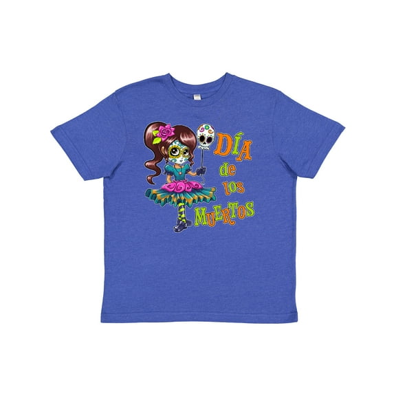 Inktastic Día de los Muertos girl Youth T-Shirt