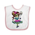 thumbnail image 1 of Inktastic Día de los Muertos girl with decorative skull balloon Boys or Girls Baby Bib, 1 of 4