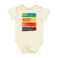 thumbnail image 1 of Inktastic DJ Eat Sleep DJ Repeat Music Boys or Girls Baby Bodysuit, 1 of 5