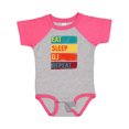 thumbnail image 1 of Inktastic DJ Eat Sleep DJ Repeat Music Boys or Girls Baby Bodysuit, 1 of 5